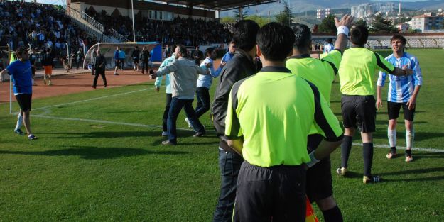 Adıyaman'da amatör maçta kavga