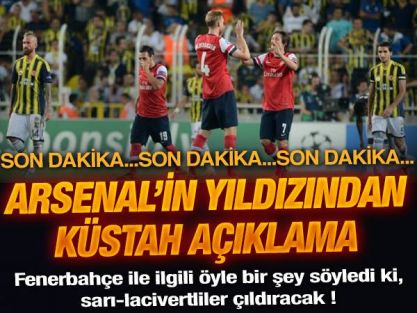 Arsenal'in Yıldızından Küstah Açıklama!