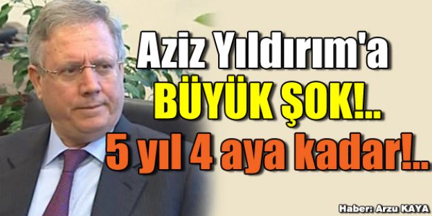 Aziz Yıldırım için 5 yıl hapis