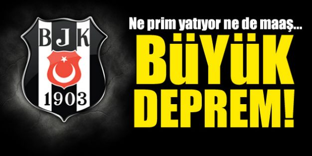 Beşiktaş'da Ne prim yatıyor ne de maaş...