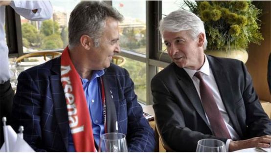 Beşiktaş'tan Arsenal'e yemek