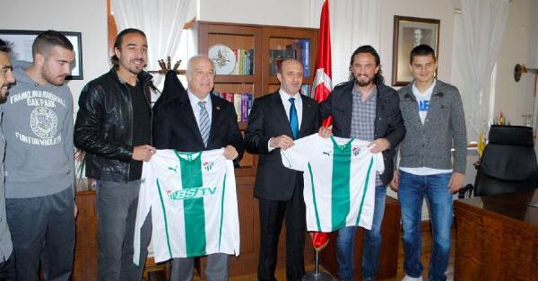 Bursasporlu Futbolcular Öğrencilerle Buluştu