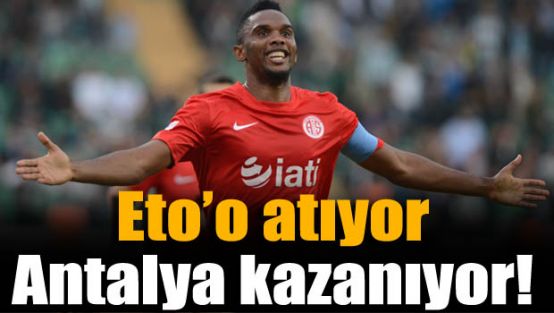 Bursaspor'u Eto'o yıktı
