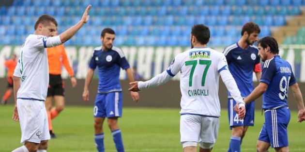 Ç.Rizespor'dan gollü prova: 5-2