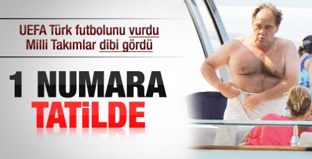 Demirören Plajda stres atıyor