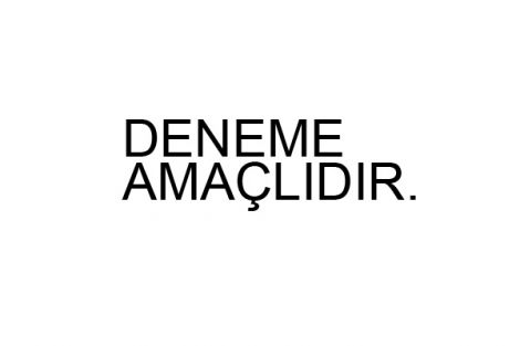 DENEME AMAÇLIDIR.    Deneme tebilisim.com Test haber eklenmiştir.