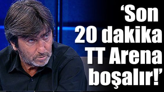Dilmen: "Son 20 dakika stat boşalır"