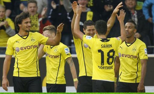 Dortmund 5 Tane Attı!