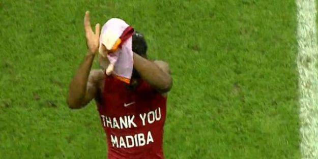 Drogba Mandela'yı unutmadı