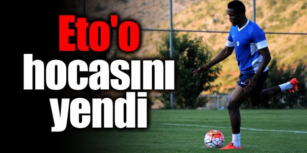Eto'o, hocasını yendi.