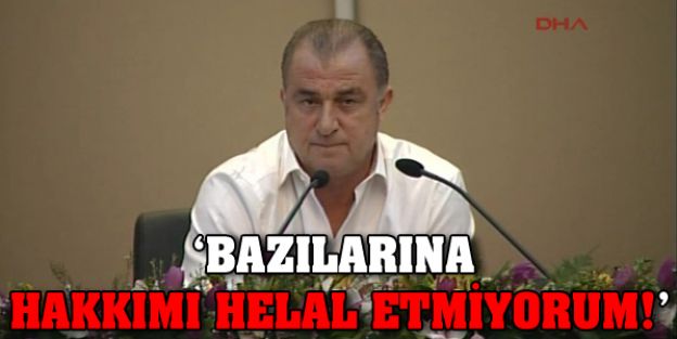 Fatih Terim Basın toplantısında ne dedi