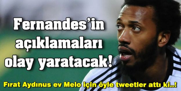Fernandes'ten Aydınus ve Melo'ya sert tepki