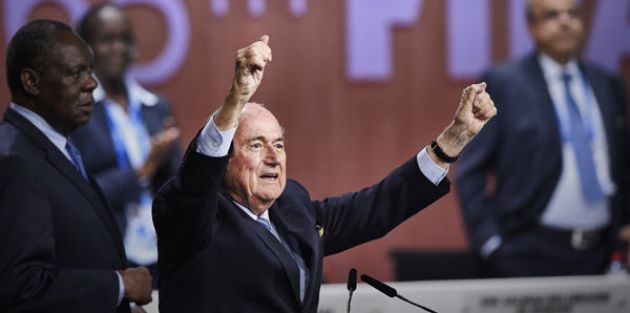 FIFA Başkanı yeniden Sepp Blatter!