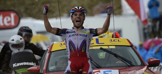 Fransa Bisiklet Turu'nun 12.etabın da zafer Rodriguez'in !