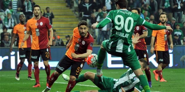 Galatasaray Bursaspor ile yenişemedi: 1-1