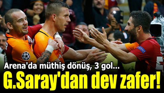 Galatasaray'dan dev zafer!