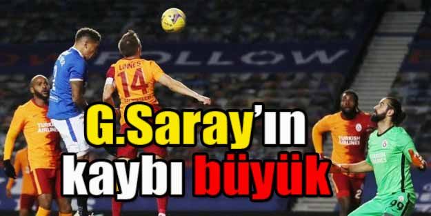 Galatasaray’ın kaybı büyük