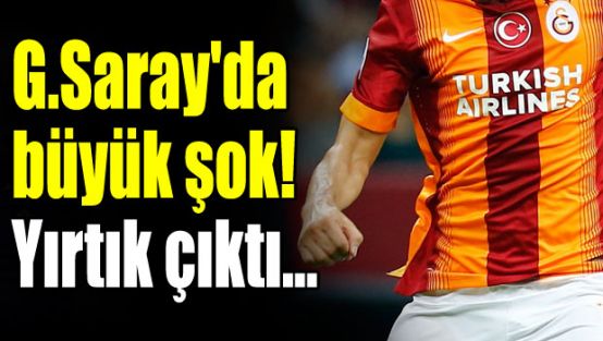 G.Saray'da büyük şok!