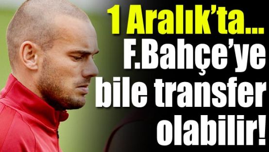 G.Saray'da Sneijder korkusu