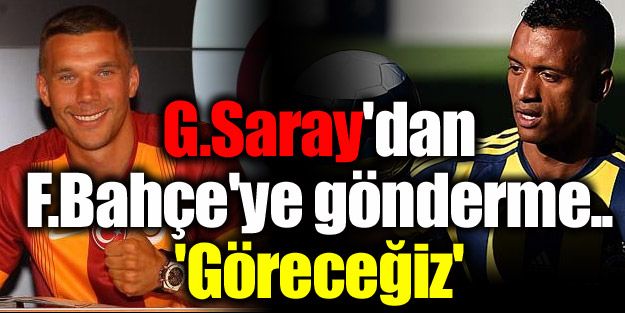 G.Saray'dan F.Bahçe'ye gönderme..
