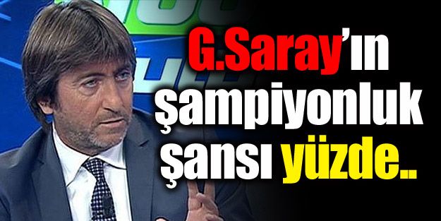 G.Saray'ın şampiyonluk şansı yüzde..