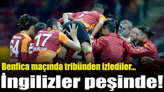 İngilizler G.Saraylı futbolcuyu izledi.