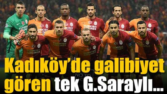 Kadıköy'de galibiyet gören tek G.Saraylı