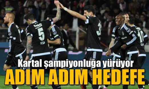 Kartal adım adım şampiyonluğa