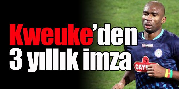 Kweuke'den 3 yıllık imza