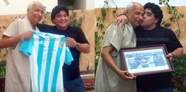 Maradona 29 yıl sonra onunla buluştu