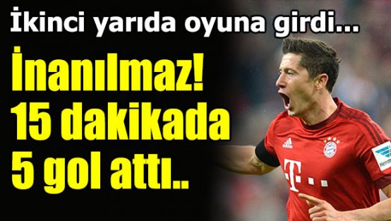 Müthiş performans.. 5 gol attı