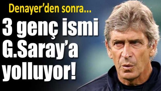 Pellegrini 3 genci G.Saray'a gönderecek!