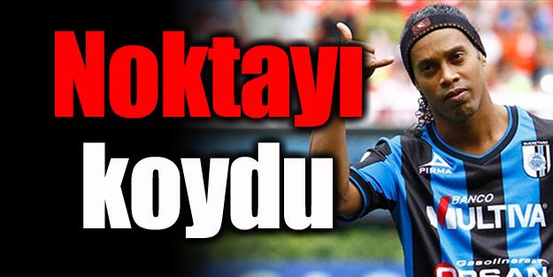 Ronaldinho imzayı  attı!
