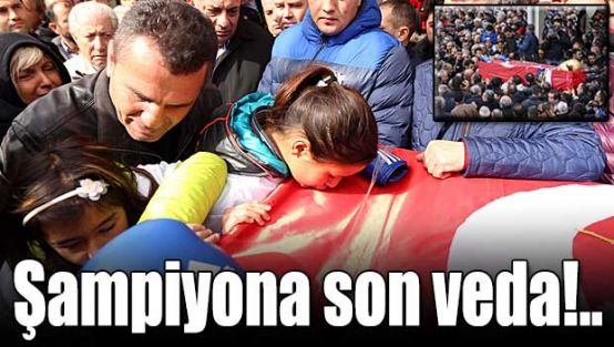 Şampiyon gözyaşlarıyla uğurlandı