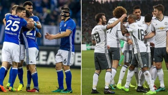 Schalke ve ManU son 16'da