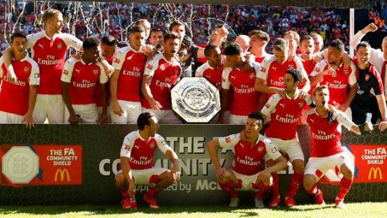 Sezonun ilk kupası Arsenal'in