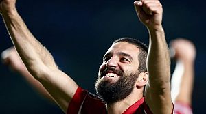 Arda Turan Beşiktaş forması giydi