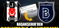 Başakşehir'den Beşiktaş'a gönderme