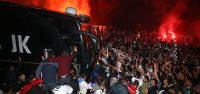 Beşiktaş'a coşkulu karşılama