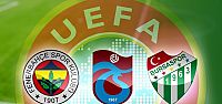 Bursaspor ve Trabzonspor rakipleri belli...