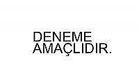 DENEME AMAÇLIDIR. Deneme tebilisim.com...