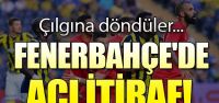 F.Bahçe'den acı itiraf
