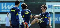 Fenerbahçeli Futbolcular, Serbest Antrenman...