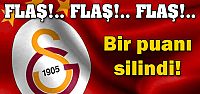 Galatasaray'a puan silme cezası
