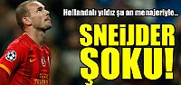Galatasaray'da Sneijder Krizi