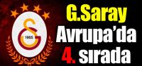 G.Saray Avrupa'da 4. takım!