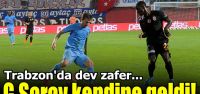 G.Saray Trabzon'da kendine geldi