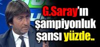 G.Saray'ın şampiyonluk şansı yüzde..