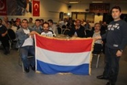 Hollanda'daki Türklerin yarı final sevinci