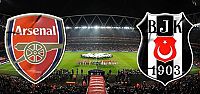 İLK YARI SONUCU : Arsenal 1 Beşiktaş...